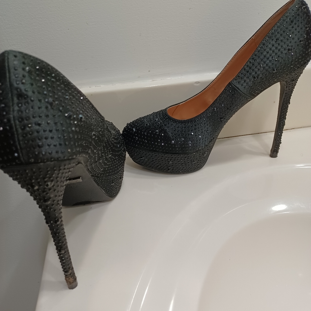 Lauren Lorraine glitter heels.